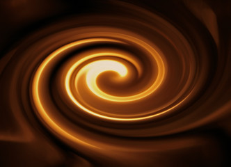 Golden swirl