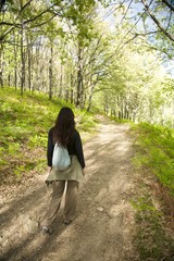 rucksack woman hiking