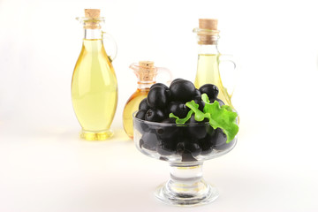 black olives close up