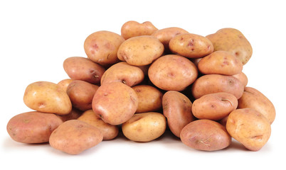 Fototapeta na wymiar Potatoes. Clipping path.