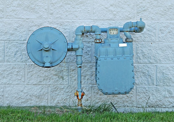 gas meter unit