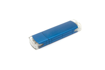 Blue usb stick storage device