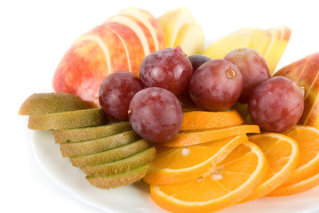 Healthy combination of fresh fruits