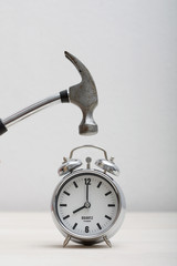 Breaking an alarm clock