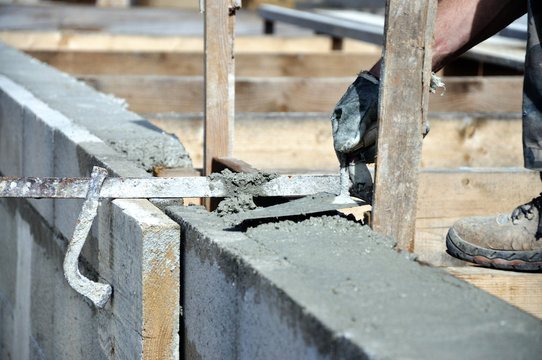 Mur en construction