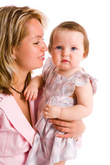 Mother with daughter