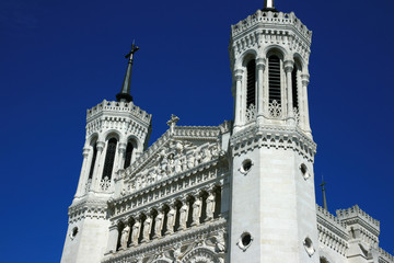 Fototapeta premium Basilique de Fourvière à Lyon