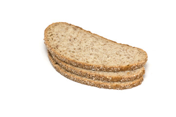 Fullcorn bread slices