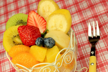 various kinds of fruit