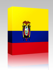 Flag of Ecuador box package