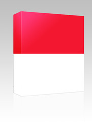 Flag of Monaco box package