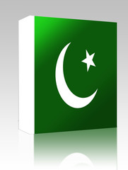 Flag of Pakistan box package