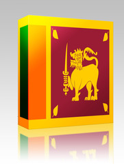 Flag of Sri Lanka box package