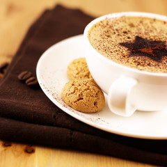 Coffee with biscotti