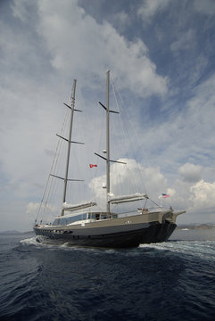 luxury sail boat