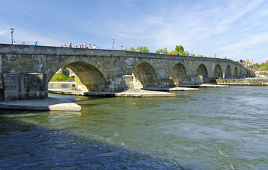 Steinerne Brücke in Regensburg - UNESCO Weltnaturerbe