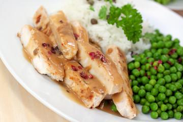 Geschnetzeltes mit Putenfleisch