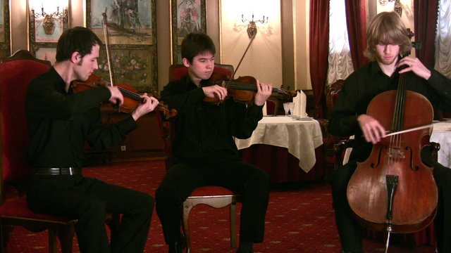 violinists and violoncellist