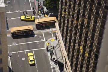 Dekokissen Blick vom Hochhaus auf die Strassen von San Francisco © travelview