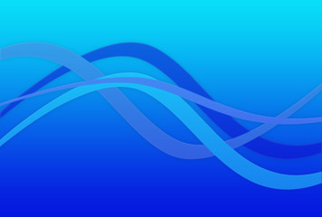 Blue Abstract Waves