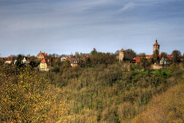 Fototapeta na wymiar Rothenburg ob der Tauber - Medieval city in Germany