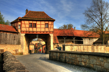 Rothenburg ob der Tauber - Medieval city in Germany
