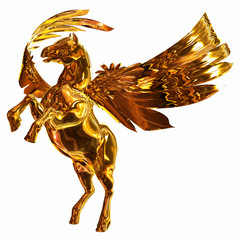 Golden Winged Horse