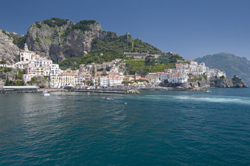 Fototapeta na wymiar Amalfi miasta