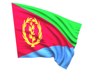 Fototapeta premium flag of eritria
