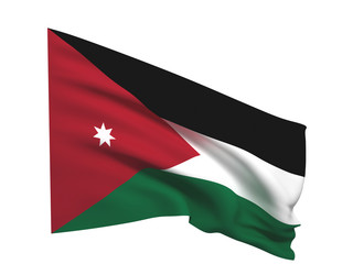 flag of jordan
