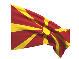 flag of macedonia