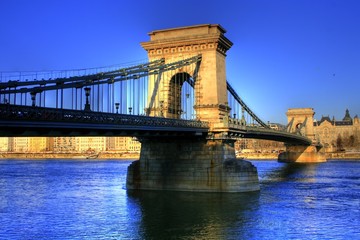 Obraz premium Budapest - Marienbrücke - Ungarn / Hungary