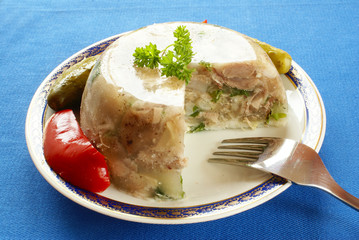 Polish pork jelly