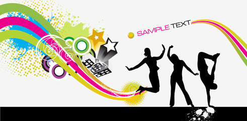 Abstract brochure - white background