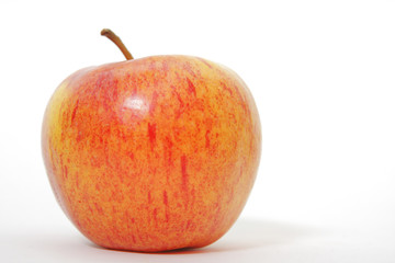 apple on white