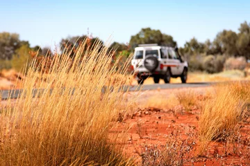 Fototapeten Jeep im Outback © fotobeam