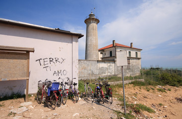 Faro alla foce del Tagliamento