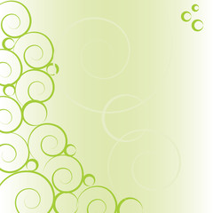 abstract green vector background