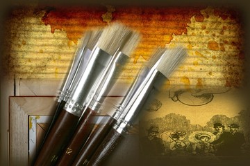 materiale per dipingere