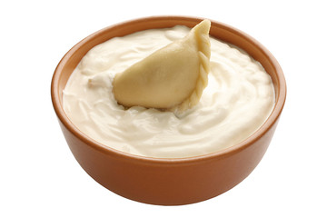 varenik with sour cream