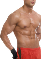 Fototapeta premium The male body.