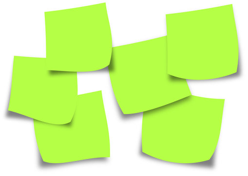 Postits gr&uuml;n