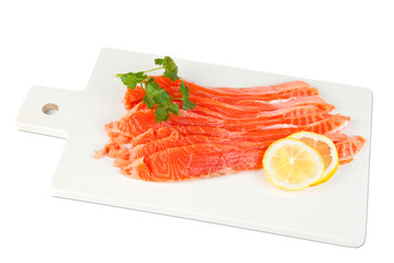 Sliced trout