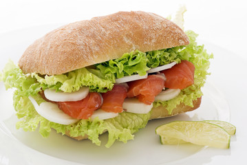 Lachs Sandwich