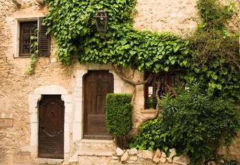 Wall of french traditional old house