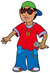 Cartoon rapper