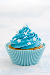 Blue cupcake