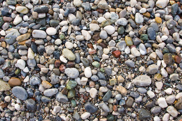 Abstract background with round pebble stones