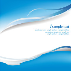 Blue Wave Background