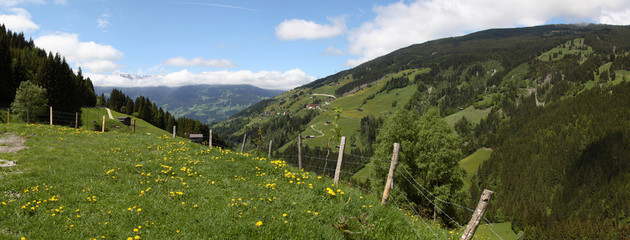 Blick ins Zillertal